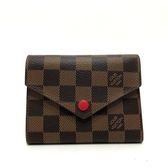 LOUIS VUITTON N41659 Portefeuille-Victorine Bi-fold Wallet Compact Folded wallet - Picture 1 of 12